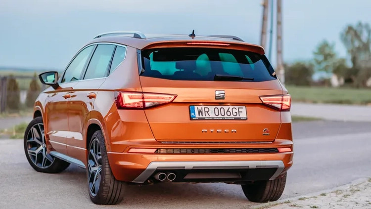 Seat Ateca cena 98500 przebieg: 125000, rok produkcji 2018 z Radom małe 781